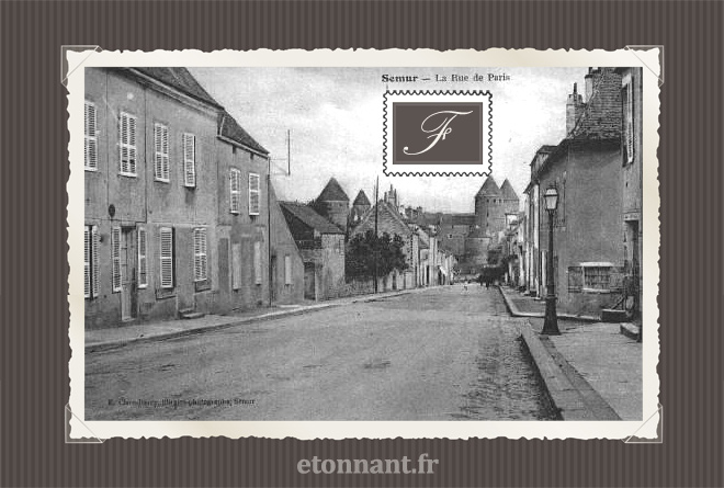 Carte postale ancienne : Semur-en-Auxois