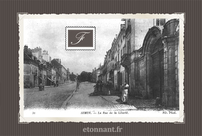 Carte postale ancienne : Semur-en-Auxois