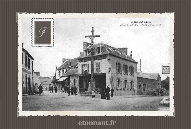 Carte postale ancienne : Étables-sur-Mer