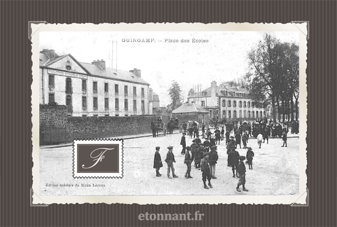 Carte postale ancienne de Guingamp (22 Côtes d'Armor)
