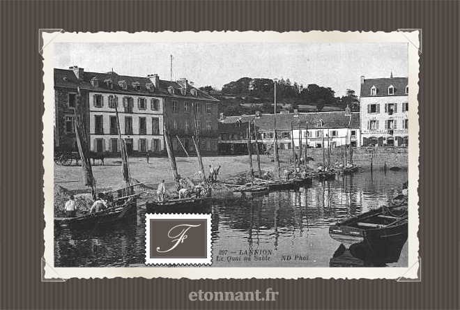 Carte postale ancienne de Lannion (22 Côtes d'Armor)