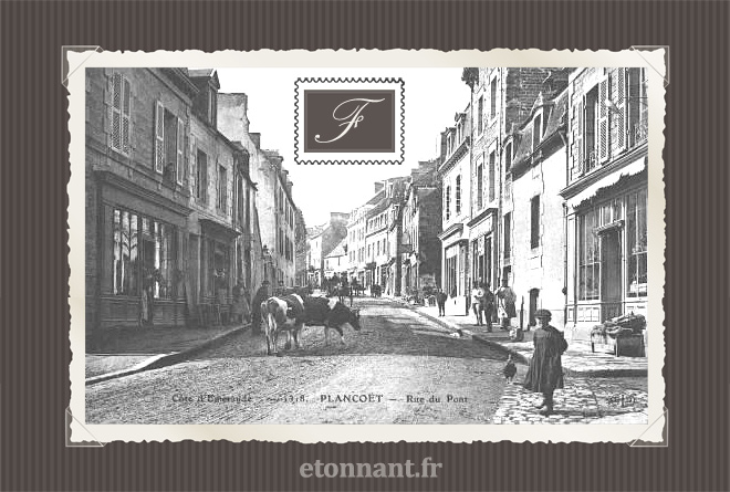 Carte postale ancienne : Plancoët