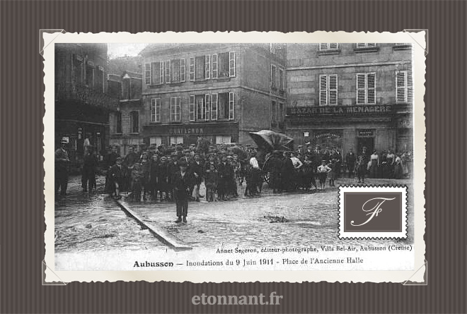 Carte postale ancienne d'Aubusson (23 Creuse)