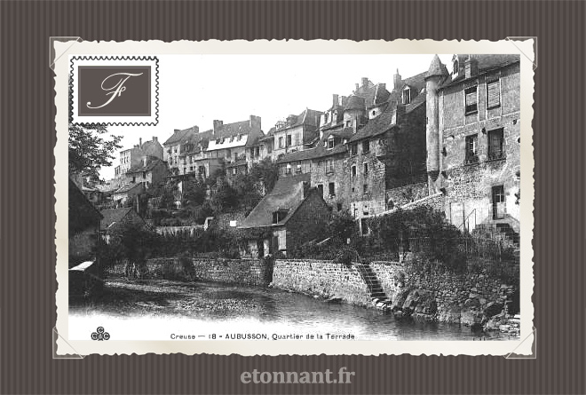 Carte postale ancienne d'Aubusson (23 Creuse)