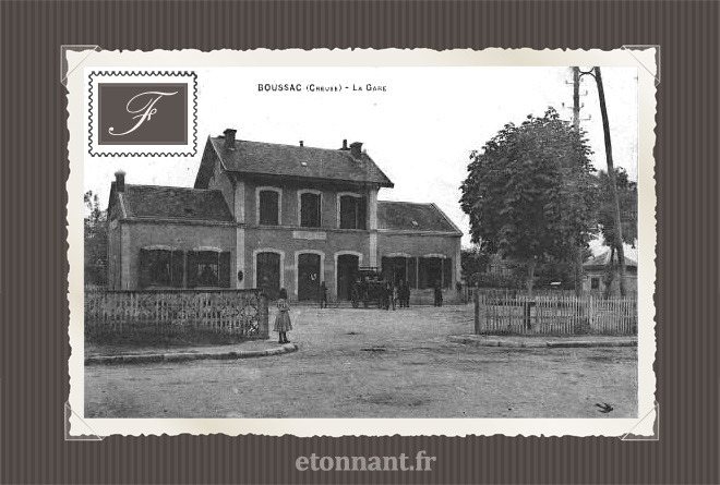 Carte postale ancienne : Boussac