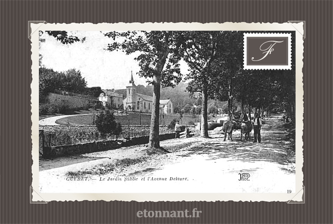 Carte postale ancienne de Guéret (23 Creuse)