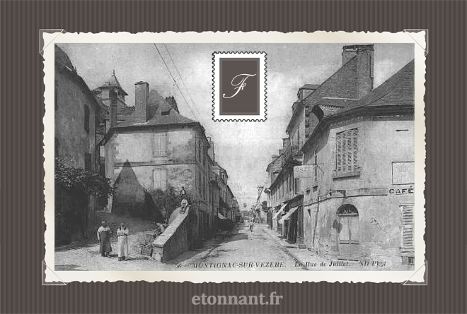 Carte postale ancienne : Montignac
