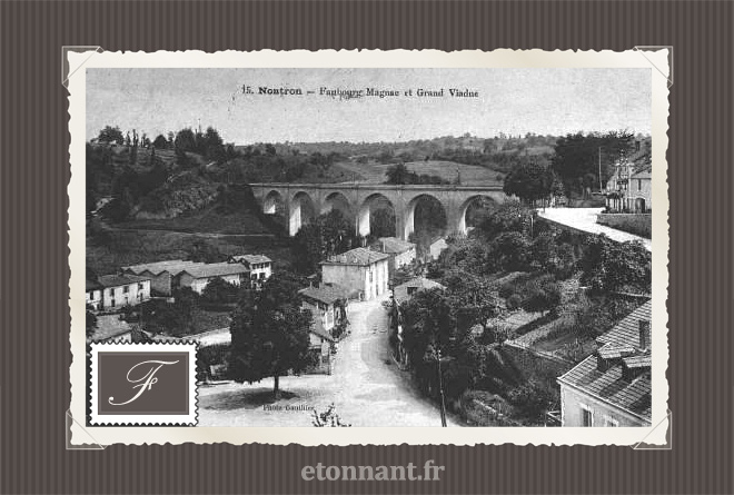 Carte postale ancienne de Nontron (24 Dordogne)