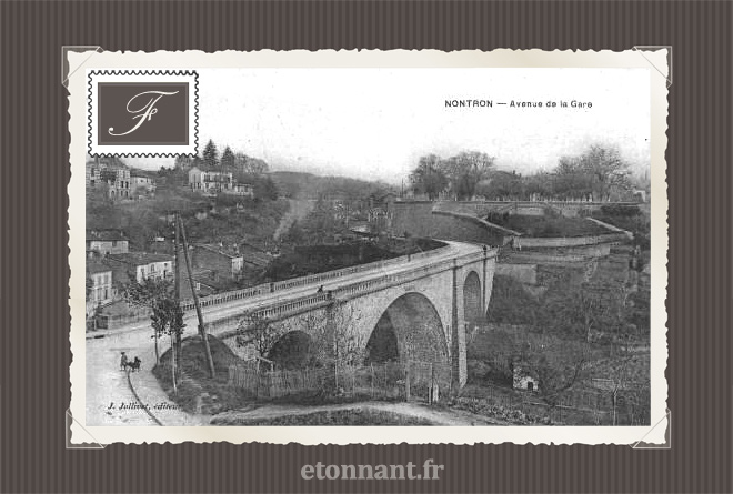 Carte postale ancienne de Nontron (24 Dordogne)