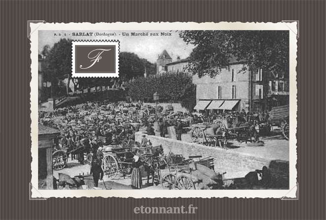Carte postale ancienne de Sarlat-la-Canéda (24 Dordogne)