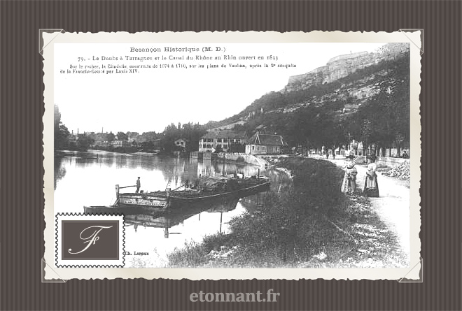 Carte postale ancienne de Besançon (25 Doubs)