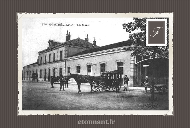 Carte postale ancienne de Montbéliard (25 Doubs)