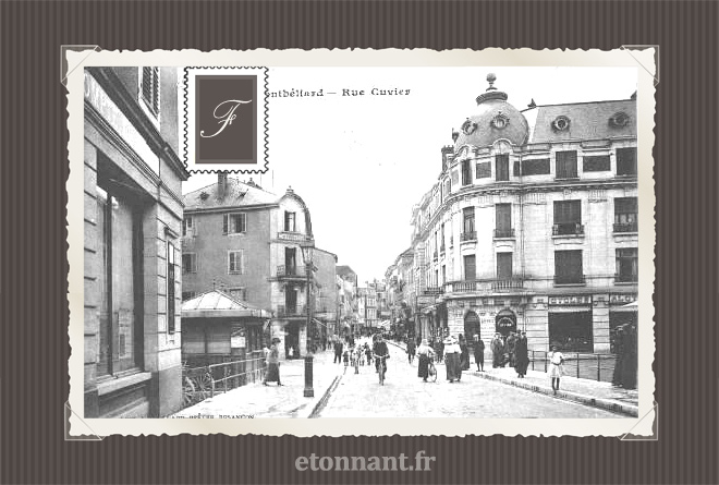 Carte postale ancienne de Montbéliard (25 Doubs)