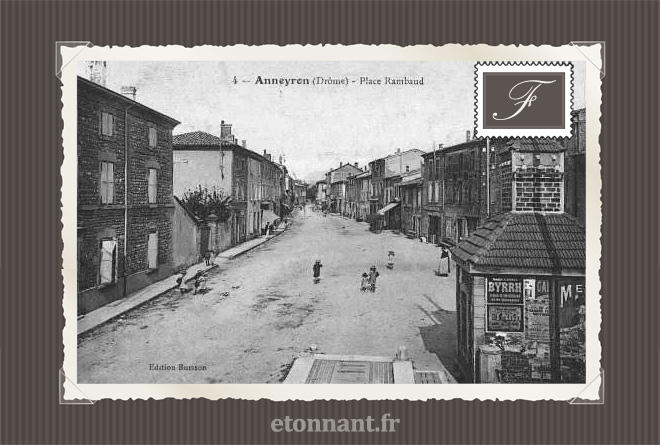 Carte postale ancienne : Anneyron