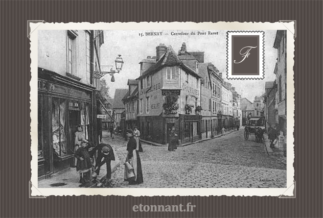 Carte postale ancienne de Bernay (27 Eure)