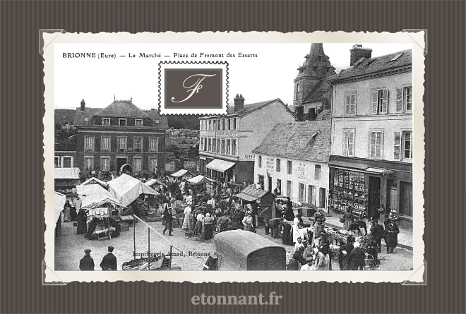 Carte postale ancienne : Brionne