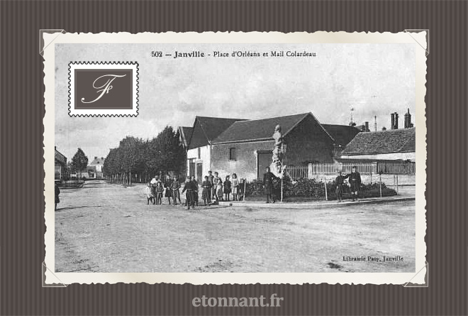 Carte postale ancienne : Janville