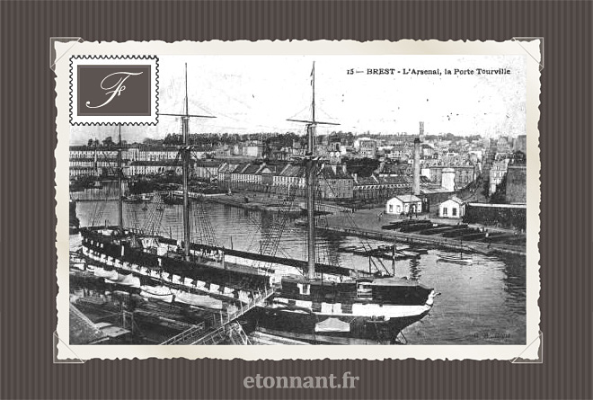 Carte postale ancienne de Brest (29 Finistère)
