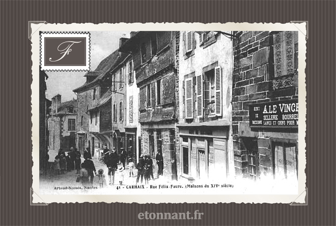 Carte postale ancienne : Carhaix-Plouguer