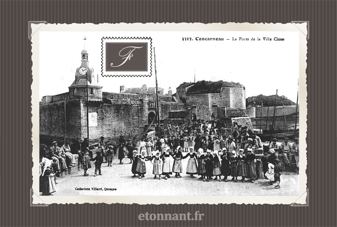 Carte postale ancienne : Concarneau