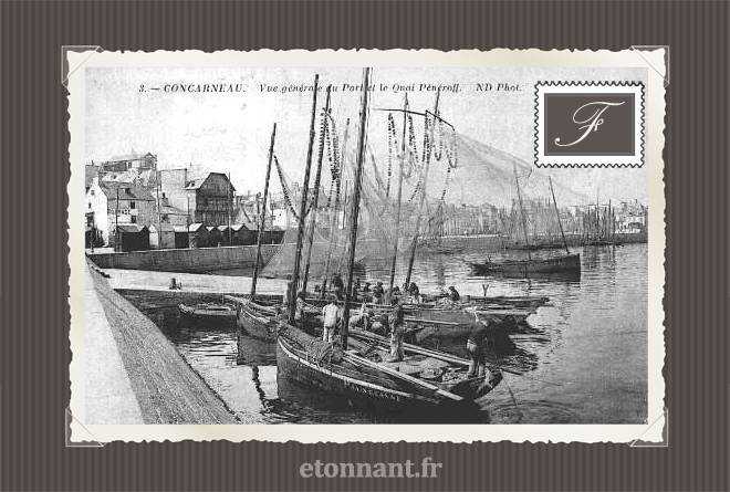 Carte postale ancienne : Concarneau