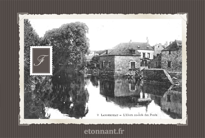 Carte postale ancienne : Landerneau