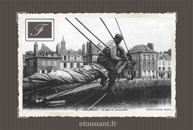 Carte postale ancienne : Landerneau