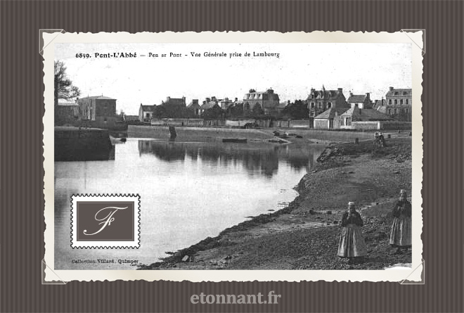 Carte postale ancienne : Pont-l'Abbé