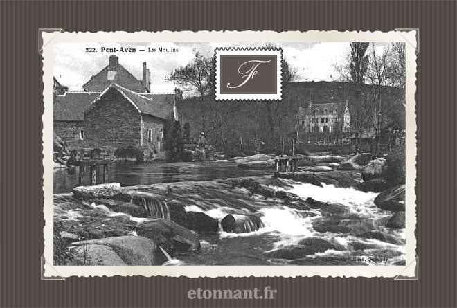 Carte postale ancienne : Pont-Aven