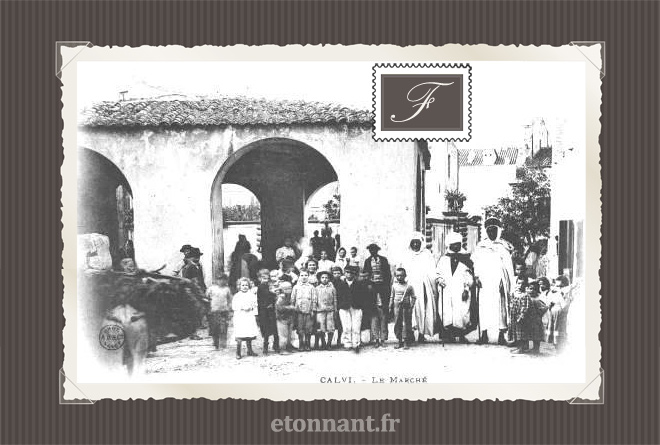 Carte postale ancienne de Calvi (Haute-Corse)