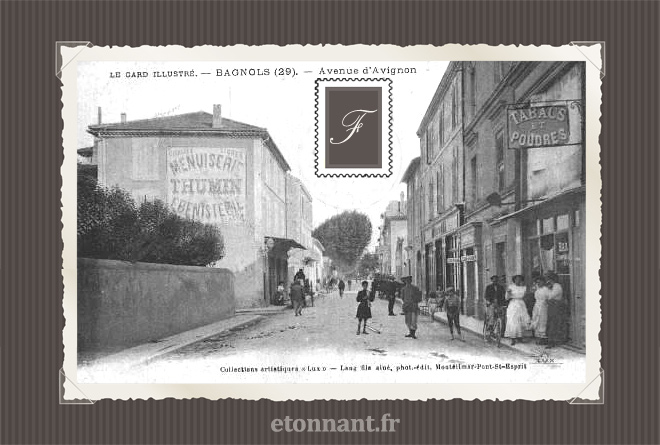Carte postale ancienne : Bagnols-sur-Cèze