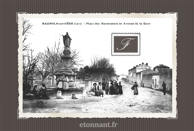 Carte postale ancienne : Bagnols-sur-Cèze