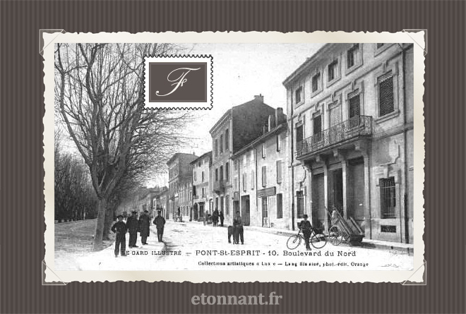 Carte postale ancienne : Pont-Saint-Esprit