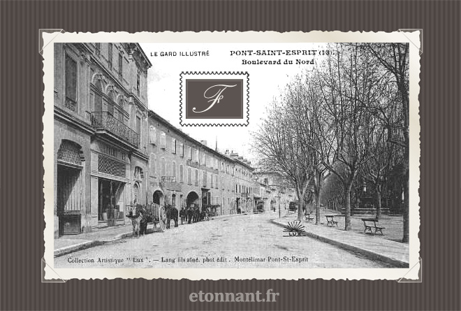 Carte postale ancienne : Pont-Saint-Esprit