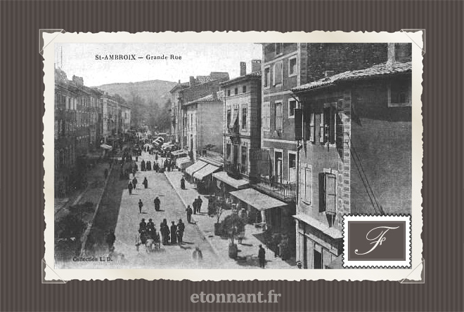 Carte postale ancienne : Saint-Ambroix