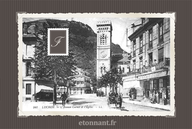 Carte postale ancienne : Bagnères-de-Luchon