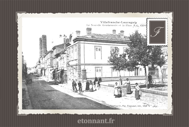 Carte postale ancienne : Villefranche-de-Lauragais