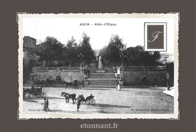 Carte postale ancienne de Auch (32 Gers)