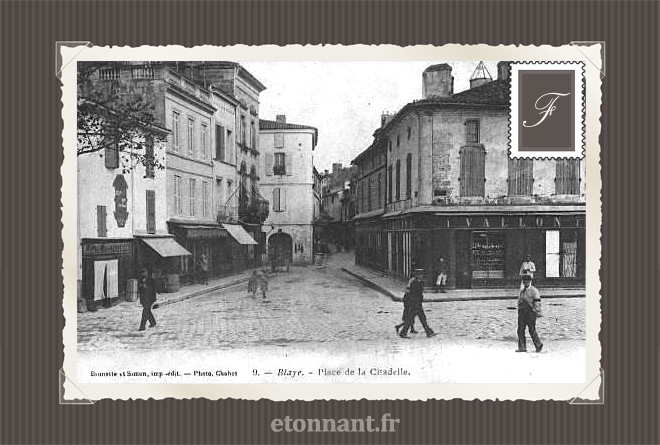 Carte postale ancienne de Blaye (33 Gironde)