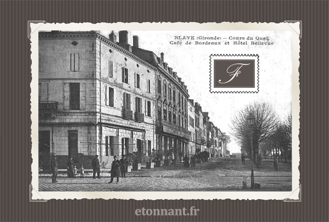 Carte postale ancienne de Blaye (33 Gironde)