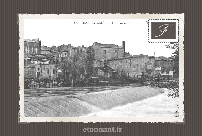 Carte postale ancienne : Coutras