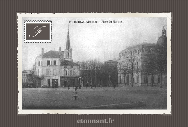 Carte postale ancienne : Coutras