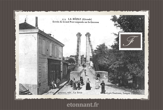 Carte postale ancienne : La Réole