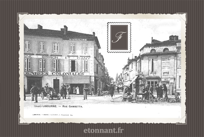 Carte postale ancienne de Libourne (33 Gironde)