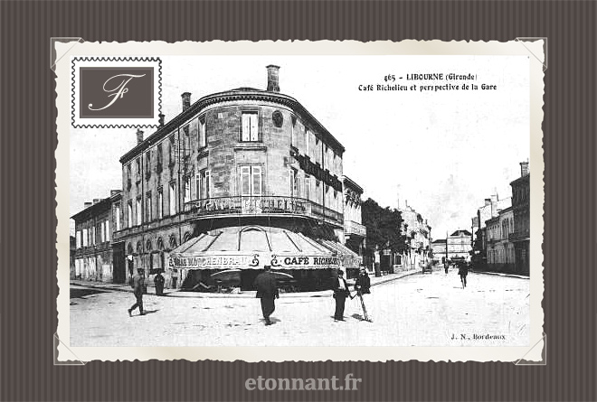 Carte postale ancienne de Libourne (33 Gironde)