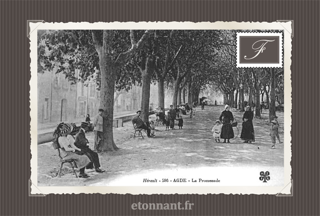 Carte postale ancienne : Agde