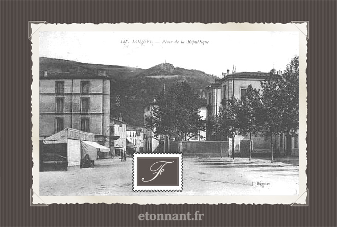 Carte postale ancienne de Lodève (34 Hérault)