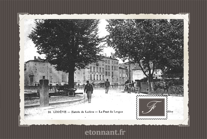 Carte postale ancienne de Lodève (34 Hérault)