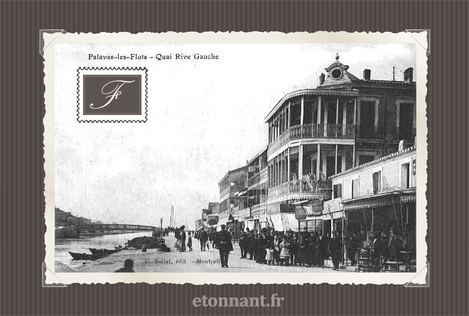 Carte postale ancienne : Palavas-les-Flots
