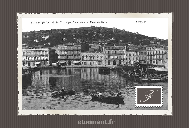 Carte postale ancienne : Sète